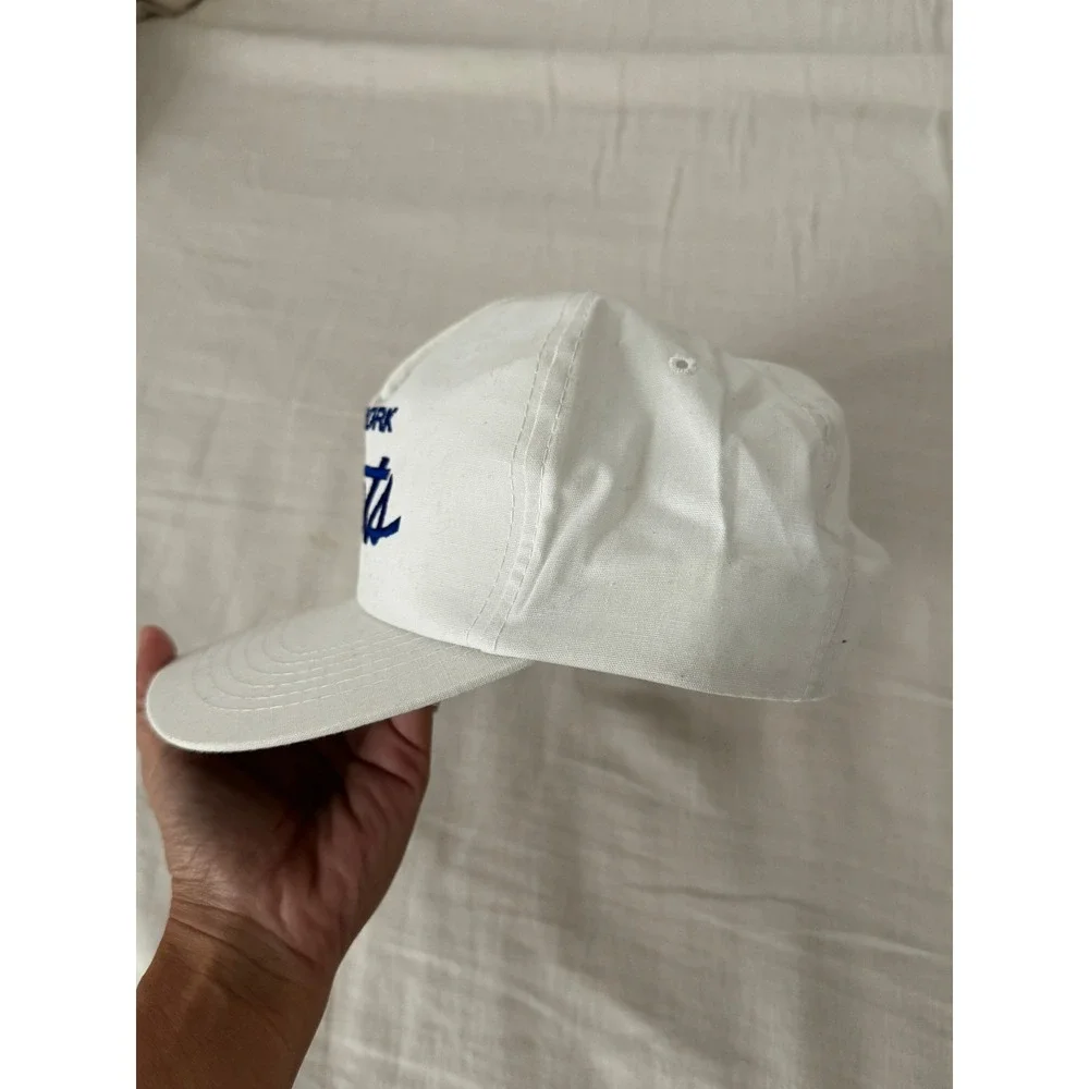 Vintage Sports Specialties New York Mets Snapback Hat White Script Logo MLB Cap